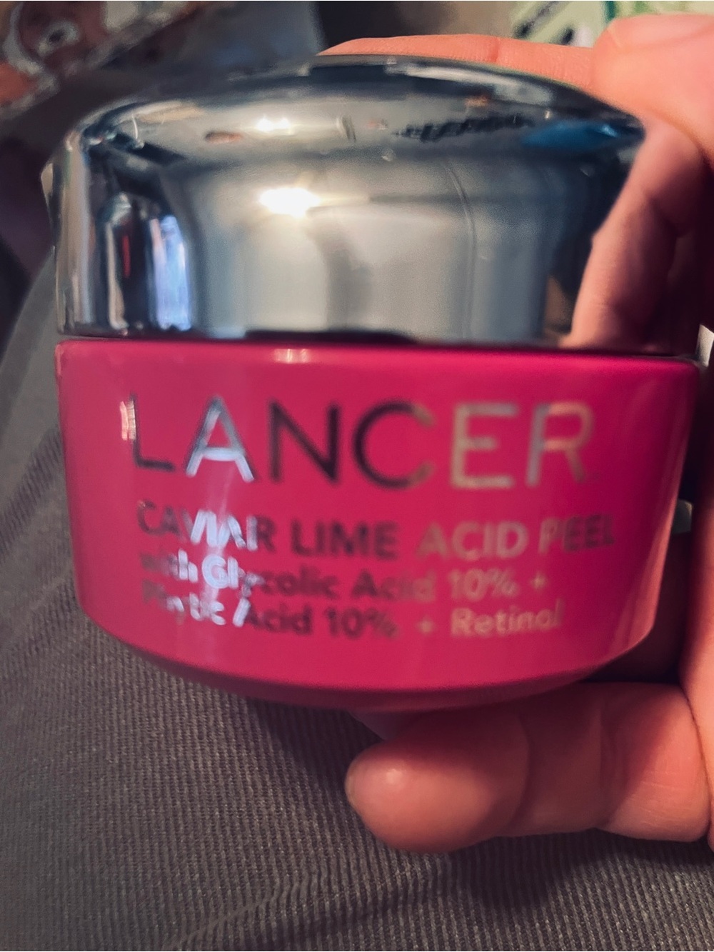 LANCER Caviar Lime Acid Peel in Bright Pink